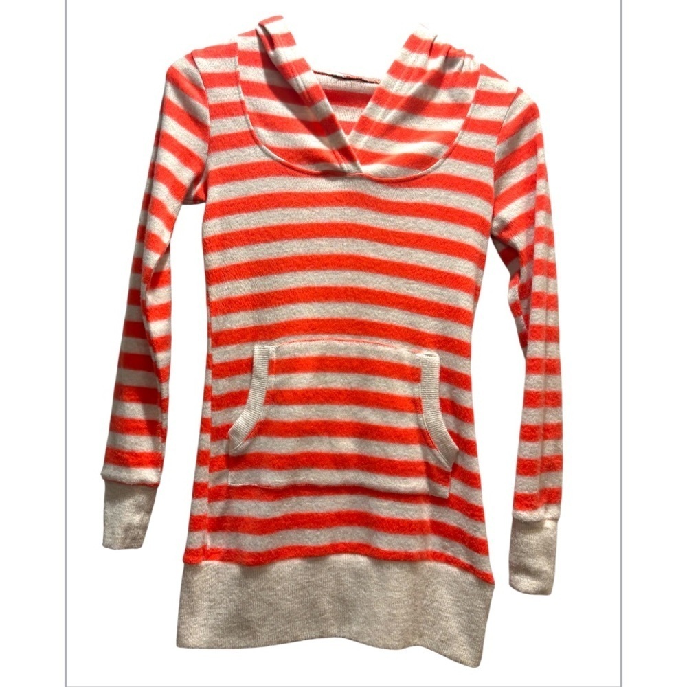 Stripe Tunic Hoodie